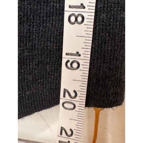 EILEEN FISHER Long Merino Wool Cardigan Size M Open Front Winter minimal casual - Picture 7 of 9